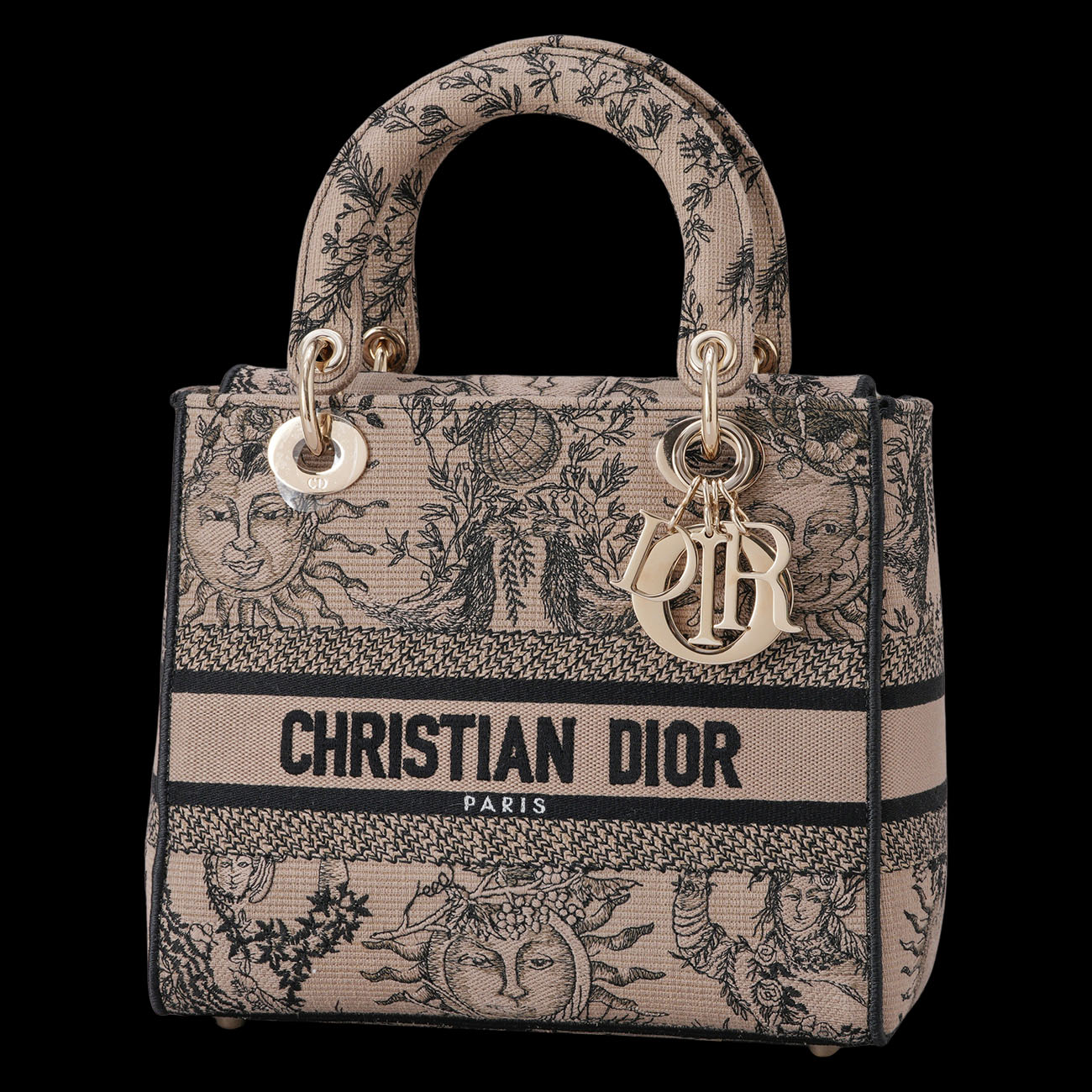 CHRISTIAN DIOR(USED)디올 D-LITE 레이디백 미듐